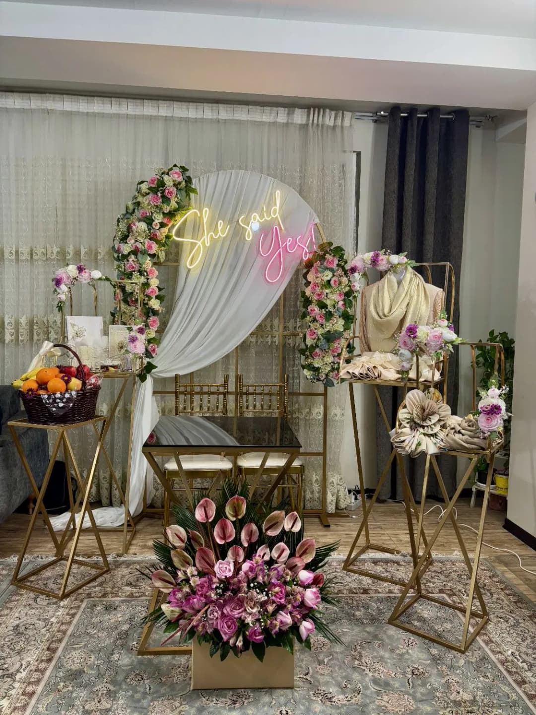 باکس مراسم عقد دایره ای و مربع 4عددی