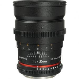 لنز سینمایی Samyang 35mm T1.5 برای Canon EF